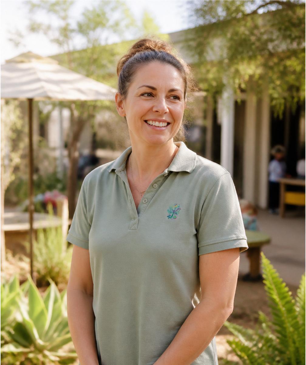 Portrait of the Little Neighbours Belivah centre manager